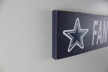 Load image into Gallery viewer, Dallas Cowboys Inspired Fan Cave Wood Sign