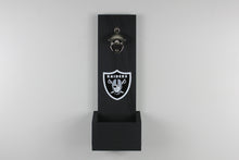 Load image into Gallery viewer, Las Vegas Raiders Inspired Hanging Bottle Opener