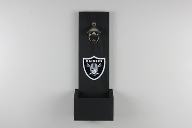 Las Vegas Raiders Inspired Hanging Bottle Opener