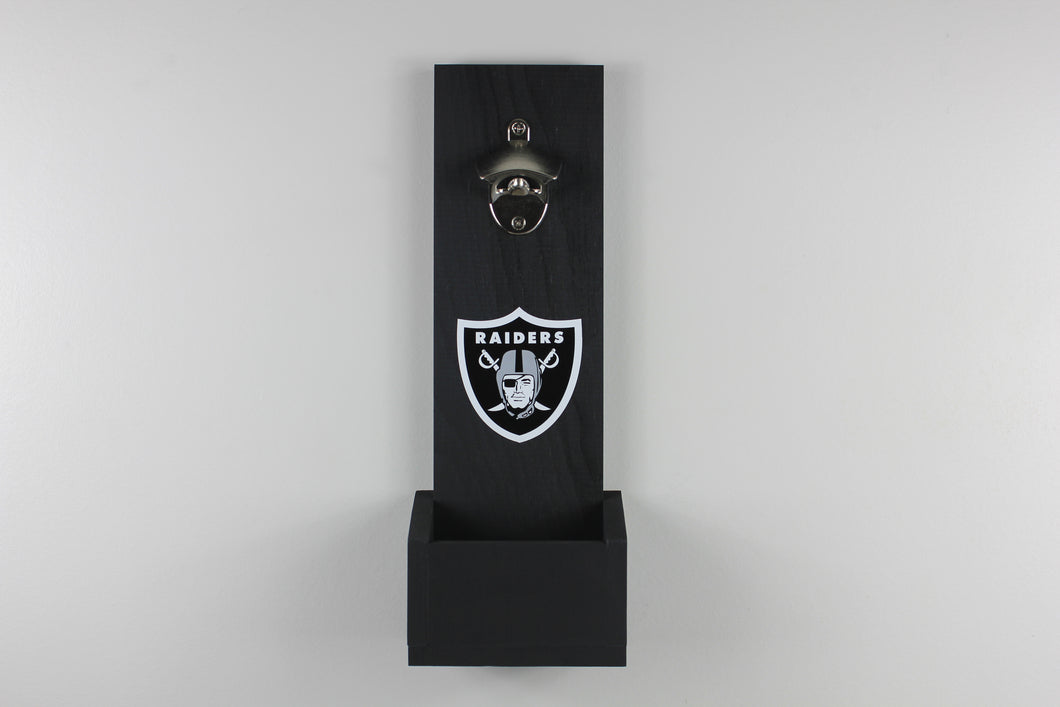 Las Vegas Raiders Inspired Hanging Bottle Opener