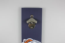 Load image into Gallery viewer, Denver Broncos Inspired Hanging Bottle Opener