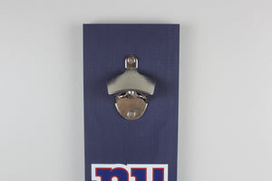 New York Giants Inspired Hanging Bottle Opener