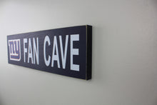 Load image into Gallery viewer, New York Giants Inspired Fan Cave Wood Sign