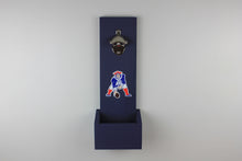 Load image into Gallery viewer, New England Patriots Inspired Hanging Bottle Opener - Pat the Patriot logo