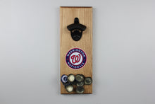 Load image into Gallery viewer, Washington Nationals Inspired Magnetic Hanging Bottle Opener