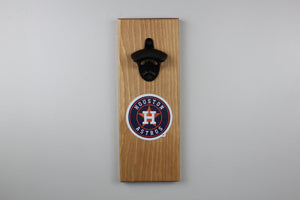 Houston Astros Inspired Magnetic Hanging Bottle Opener