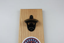 Load image into Gallery viewer, Houston Astros Inspired Magnetic Hanging Bottle Opener