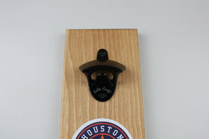 Houston Astros Inspired Magnetic Hanging Bottle Opener