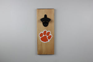 Clemson Tigers Inspired Magnetic Hanging Bottle Opener