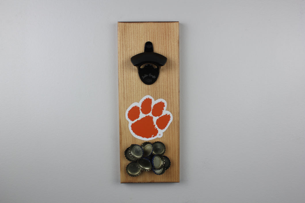 Clemson Tigers Inspired Magnetic Hanging Bottle Opener
