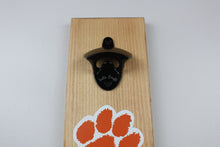 Load image into Gallery viewer, Clemson Tigers Inspired Magnetic Hanging Bottle Opener