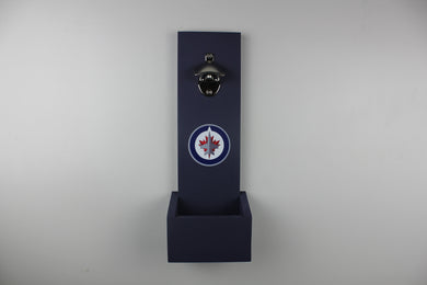 Winnipeg Jets Inspired Hanging Bottle Opener