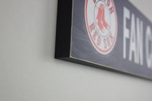 Load image into Gallery viewer, Boston Red Sox Inspired Fan Cave Wood Sign