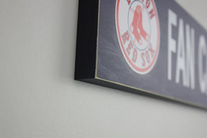 Boston Red Sox Inspired Fan Cave Wood Sign