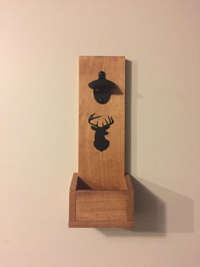 Buck Silhouette Hanging Bottle Opener