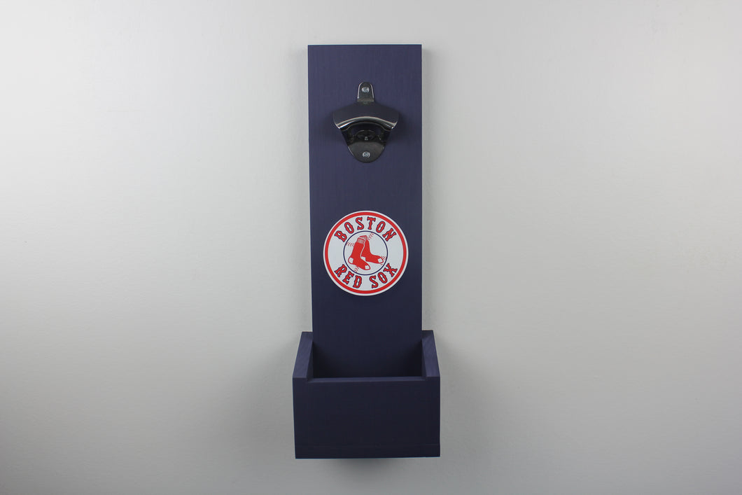 Boston Red Sox Inspired Hanging Bottle Opener