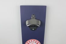 Load image into Gallery viewer, Boston Red Sox Inspired Hanging Bottle Opener