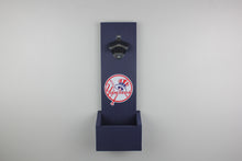 Load image into Gallery viewer, New York Yankees Inspired Hanging Bottle Opener - Top Hat logo