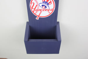 New York Yankees Inspired Hanging Bottle Opener - Top Hat logo