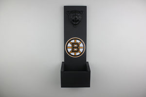 Boston Bruins Inspired Hanging Bottle Opener with Bear Head Opener