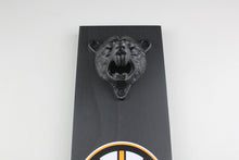 Load image into Gallery viewer, Boston Bruins Inspired Hanging Bottle Opener with Bear Head Opener