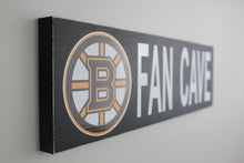 Load image into Gallery viewer, Boston Bruins Inspired Fan Cave Wood Sign