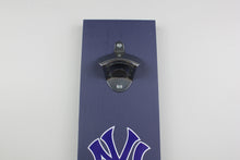 Load image into Gallery viewer, New York Yankees Inspired Hanging Bottle Opener - NY logo