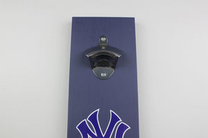 New York Yankees Inspired Hanging Bottle Opener - NY logo