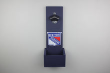 Load image into Gallery viewer, New York Rangers Inspired Hanging Bottle Opener