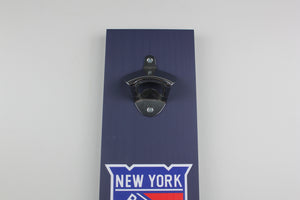 New York Rangers Inspired Hanging Bottle Opener
