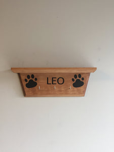 Dog Leash Holder with Shelf