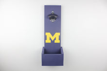 Load image into Gallery viewer, Michigan Wolverines Inspired Hanging Bottle Opener