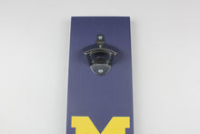 Load image into Gallery viewer, Michigan Wolverines Inspired Hanging Bottle Opener