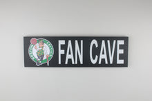 Load image into Gallery viewer, Boston Celtics Inspired Fan Cave Wood Sign