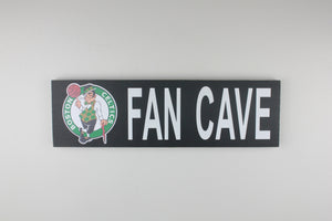 Boston Celtics Inspired Fan Cave Wood Sign