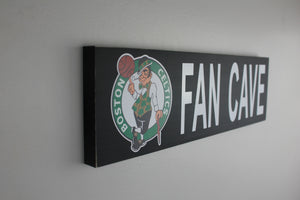 Boston Celtics Inspired Fan Cave Wood Sign