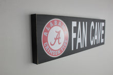 Load image into Gallery viewer, Alabama Crimson Tide Inspired Fan Cave Wood Sign