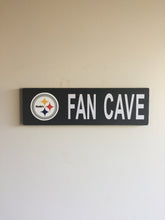 Load image into Gallery viewer, Pittsburgh Steelers Inspired Fan Cave Wood Sign