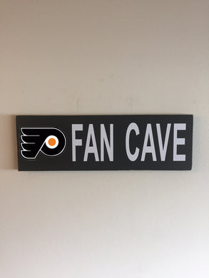 Philadelphia Flyers Inspired Fan Cave Wood Sign
