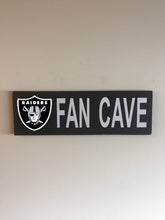 Load image into Gallery viewer, Las Vegas Raiders Inspired Fan Cave Wood Sign